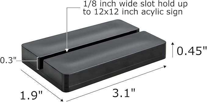 Acrylic Sign Stand | Wedding Sign Holdes, Acrylic Sign Stand - Image 2