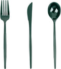PULOTE 150PCS Green Plastic Silverware by PULOTEpartywareWesupplyproductsandyouenjoylife