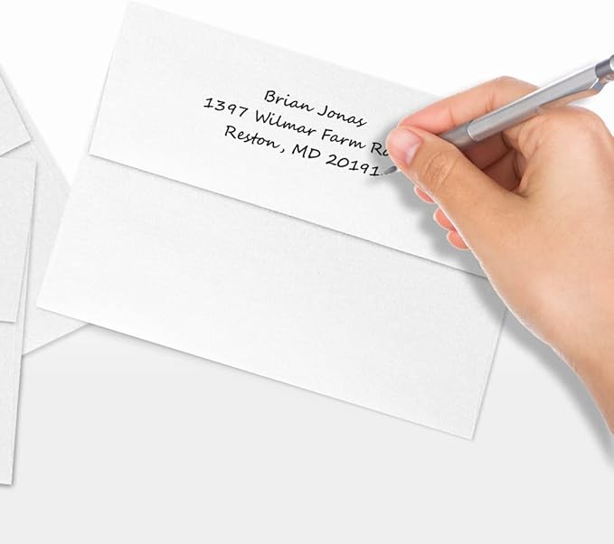LUXPaper A7 Invitation Envelopes | Peel & Press | 5 1/4" x 7 1/4" | Crystal - Image 6