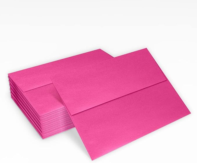 LUXPaper A7 Invitation Envelopes | Peel & Press | 5 1/4" x 7 1/4" | Azalea - Image 5