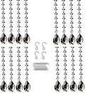 16 Pack 20" Hanging Crystals for Chandeliers Clear Teardrop Crystal Chandelier by VOVOV