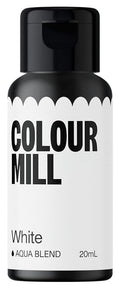 Colour Mill Aqua Blend Water-Based Food Coloring, 20 Milliliters White by ColourMill
