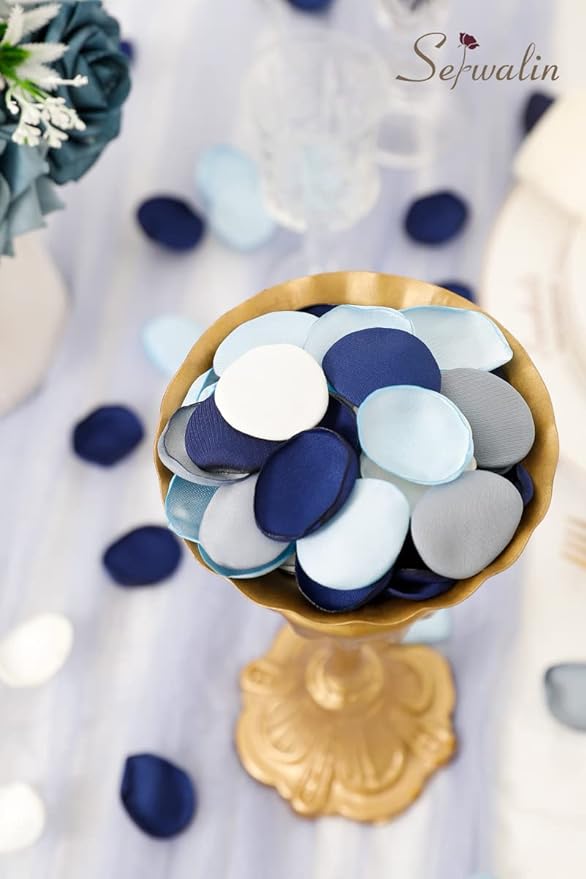 Serwalin 500Pcs Silk Rose Petals Artificial Flower Petals - Image 2