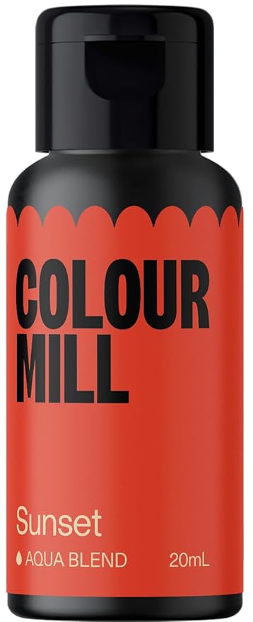 Colour Mill Aqua Blend Water-Based Food Coloring, 20 Milliliters Sunset by ColourMill