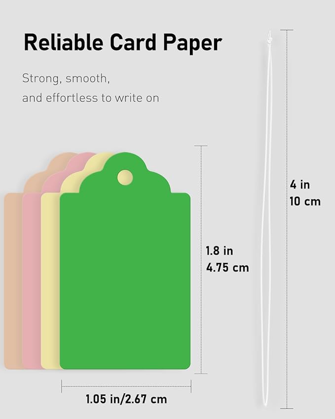 Uniclife 200 Pcs Price Tags - Image 6