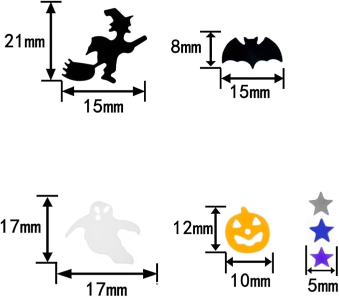 Halloween Party Table Scatter Glitter Foil Confetti - Image 2