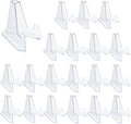 yuntop 20 Packs Acrylic Easel Stands Display Stand Mini Clear Holder by yuntop