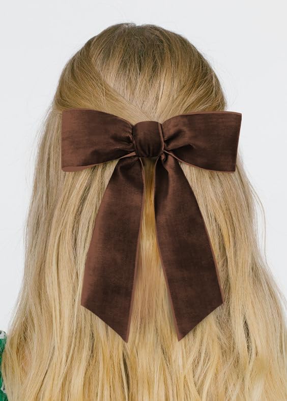 Brown Velvet Ribbon 1.5'' 25 Yards - Image 2