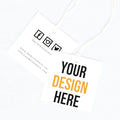 200 Pcs Custom Hang Tags, Personalized Your Logo Photo and Text Design Price by MornLu