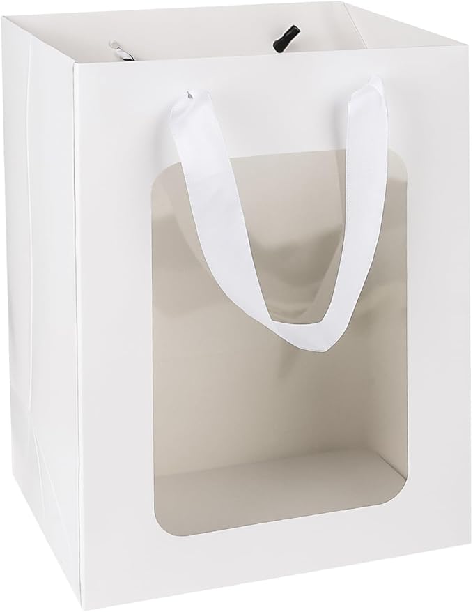 MOXARYSU 3 Pcs White Gift Bags by MOXARYSU