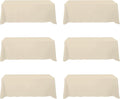 BRILLMAX 6 Pack Beige Tablecloths by BRILLMAX
