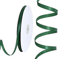 TONIFUL 1/4 Inch x 100yds Emerald Green Christmas Green Satin Ribbon, Thin by TONIFUL