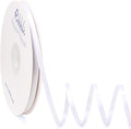 Ribbli White Satin Ribbon Double Faced Satin 1/4 Inch x Continuous 100 by Ribbli