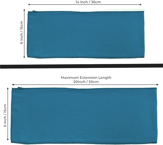 MDS Pack of 150 Spandex Chair Sashes Bows Elastic Stretch Dining Chair Bands - Image 5