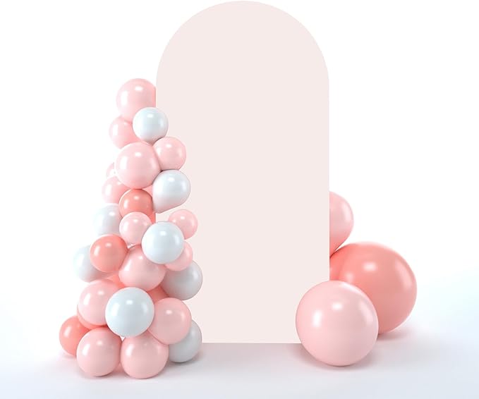 bricia Wedding Arch Backdrop Stand Cover, 6.6FT Double Sided Stretchy Arch by bricia