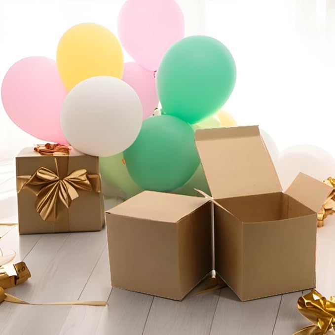 25 Pcs Brown Paper Gift Boxes, Small Candy Boxes Bulk, Goodie Treat Boxes - Image 6