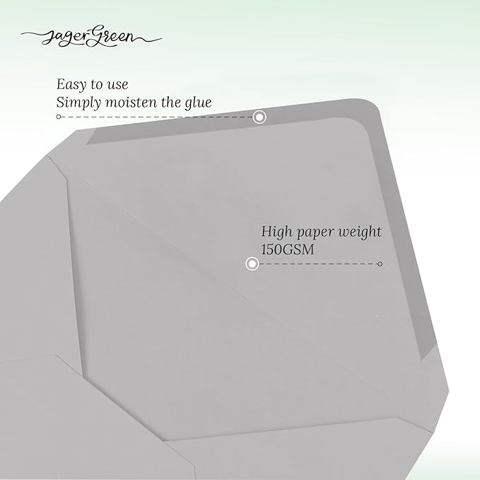 50 Pack 5x7 Envelopes Letter Size, Envelope 5.4x7.6 - Image 7