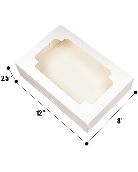 qiqee Auto-pop up White Cookie Box - Image 6