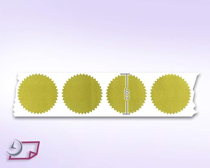 NextDayLabels Gold Seals for Certificates, Packaging and Envelopes - Image 3