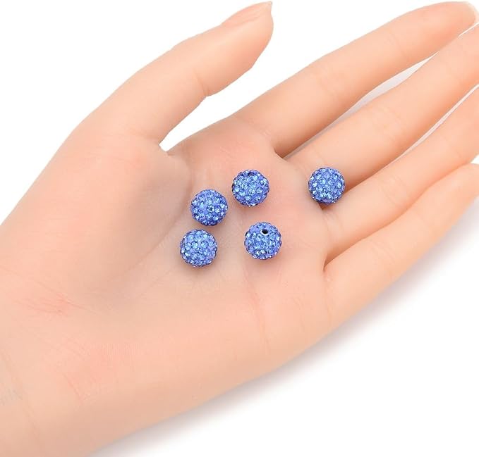 100pcs Adabele Grade A Suncatcher Crystal Rhinestone Pave Loose Beads 10mm - Image 2