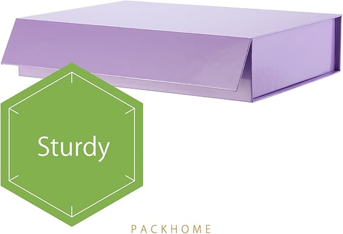 PACKHOME 6 Gift Boxes 11.5x8x2.5 Inches, Sturdy Shirt Boxes - Image 6