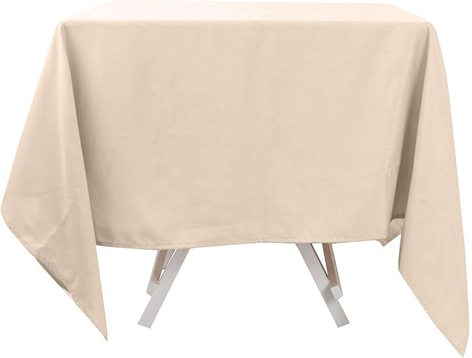 Efavormart 70" Square Linens Nude Wholesale Linens Polyester Square Linen - Image 7