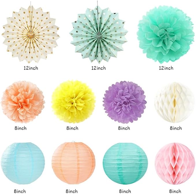 Pastel-Rainbow Classroom Girls Birthday Party-Decorations - Image 3