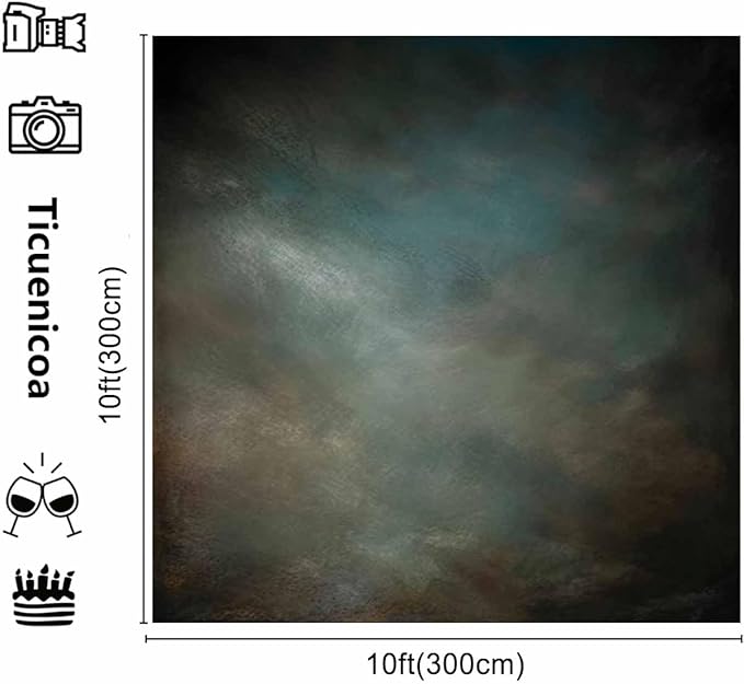 10x10ftAqua Backdrops Portrait Backdrops - Image 3