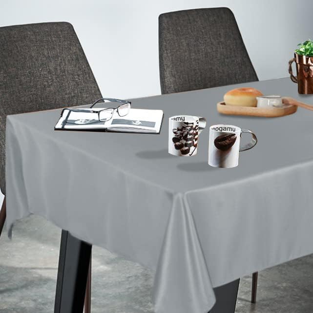 Fitable Rectangle Tablecloth 60x84 inch Tablecloth Stain and Wrinkle Resistant - Image 3