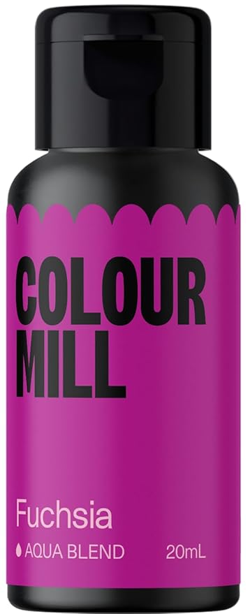 Colour Mill Aqua Blend Water-Based Food Coloring, 20 Milliliters Fuchsia by ColourMill