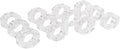Crystal Napkin Rings, Elegant Table Decor Holders by Unknown