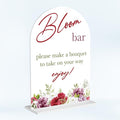 Bloom Flower Bar Sign for Wedding Bridal Shower Bouquet Bar Decor Sign Stuff by Unknown