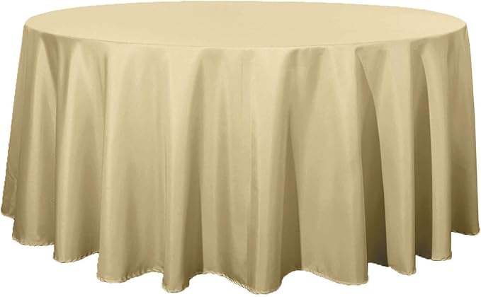 Efavormart Round Tablecloth, 120 Inch Stain & Wrinkle Resistant Washable Table - Image 6