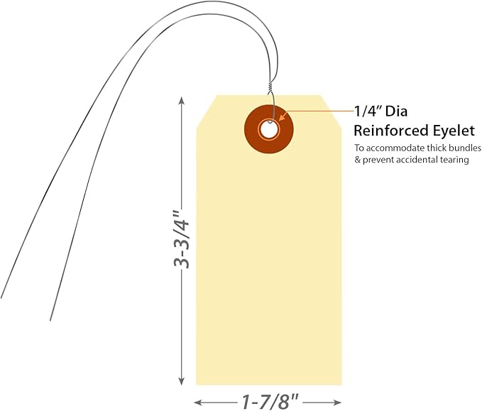 SmartSign Blank Manila Shipping Tags - Image 4