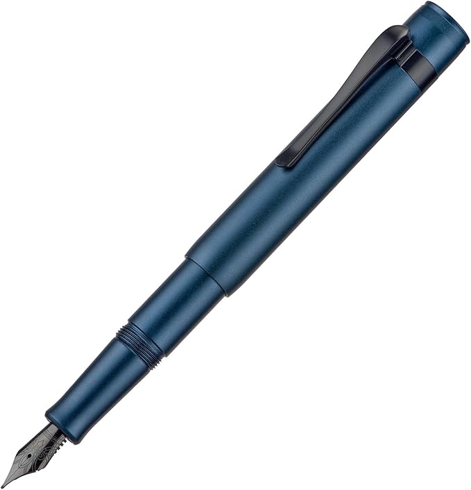 Hongdian M2 Black Forest Mini Fountain Pen, Medium Soft Nib & Sleek Shape - Image 2