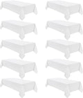 VidaFete Tablecloth 60 * 120inch 10pack Rectangle Table Cloth Polyester by VidaFete