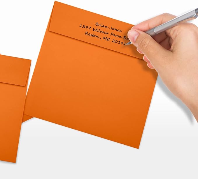 LUXPaper Square Invitation Envelopes | Peel & Press | 6 1/2" x 6 1/2" | - Image 6