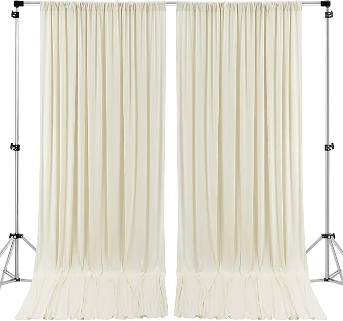 AK TRADING CO. 10 feet x 10 feet IFR Polyester Backdrop Drapes Curtains Panels by Fabrics%7CEventDecor%7CCrafts%7CUpholsteryFoam