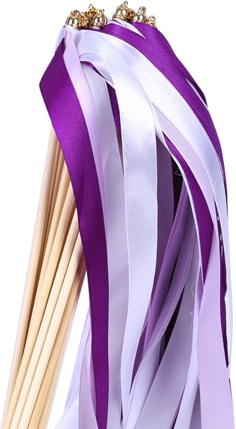 30pcs Ribbon Stick Wands Party Streamers by Wishprom