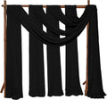 6 Panels Wedding Arch Draping Fabric 28 x 20Ft Chiffon Weddings Arch Drapes by SATULGAU