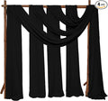 4 Panels Wedding Arch Draping Fabric 28 x 20Ft Chiffon Wedding Arch Drapes by SATULGAU