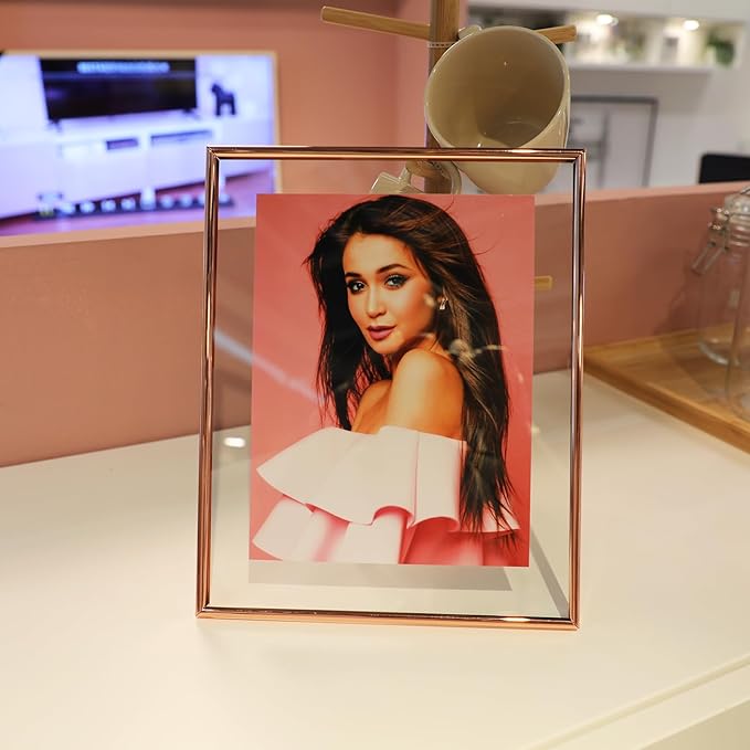 Heart Frame, Rose Gold Floating Frame - Image 6