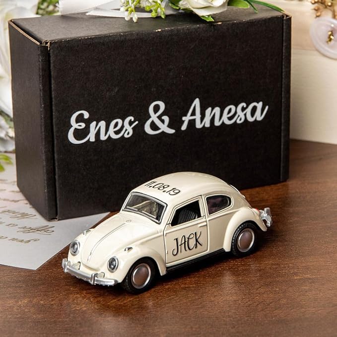 callie Personalized Wedding Decor, Custom Cute Wedding Car Model - Image 5