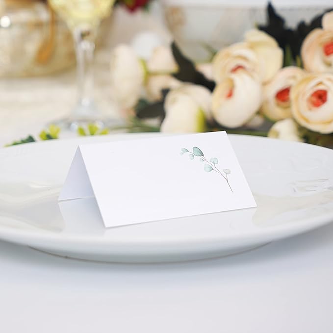 Watercolor Place Cards for Wedding or Party, Seating Place Cards for Tables - Image 2