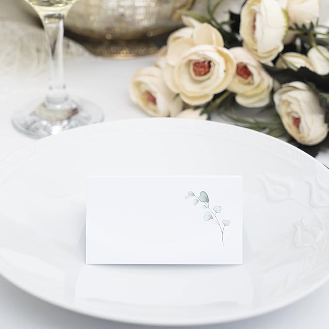 Watercolor Place Cards for Wedding or Party, Seating Place Cards for Tables - Image 5