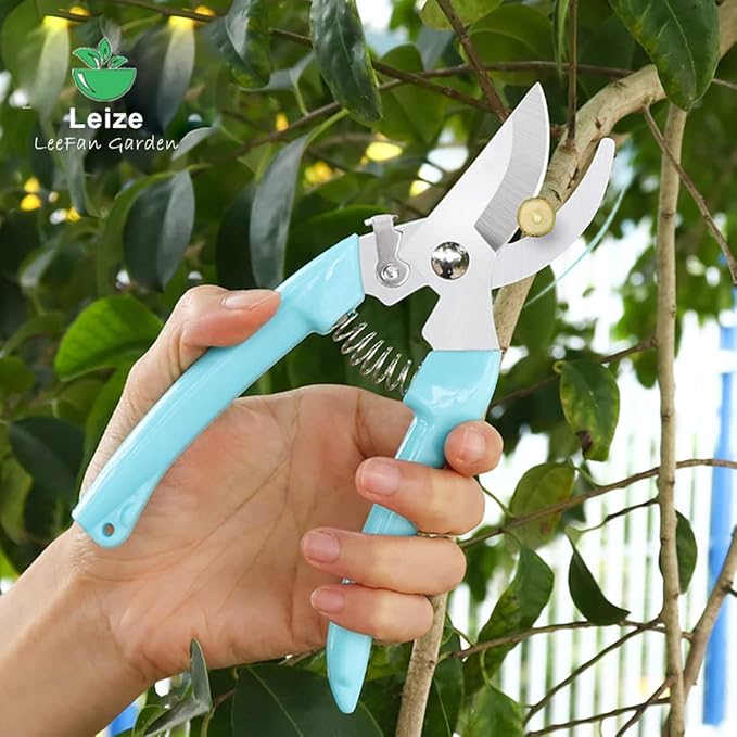 Leize Flower Scissors Set, 2 Pack Premium Thickened Stainless Steel Floral - Image 4