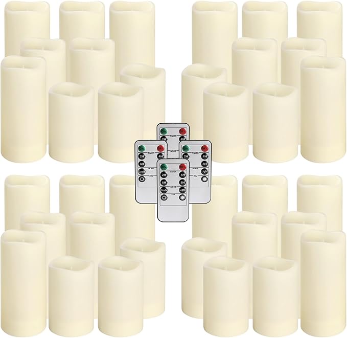 36-Pack Flickering Flameless Candles - Image 9