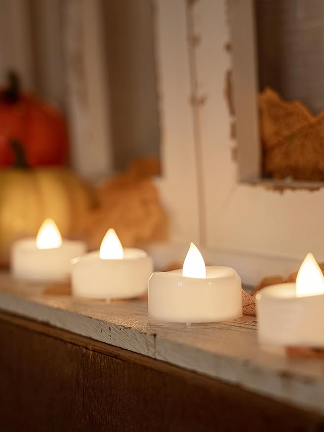 Remote Candles, 400+Hours Remote Control LED Tea Lights Votive Candle - Image 8