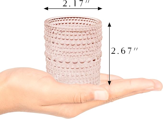 24 pcs Fall Votive Candle Holders, 6 Colors 3 Patterns Tealight Candle Holders - Image 6