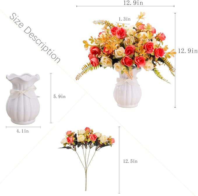 LESING Artificial Fake Flowers - Image 4